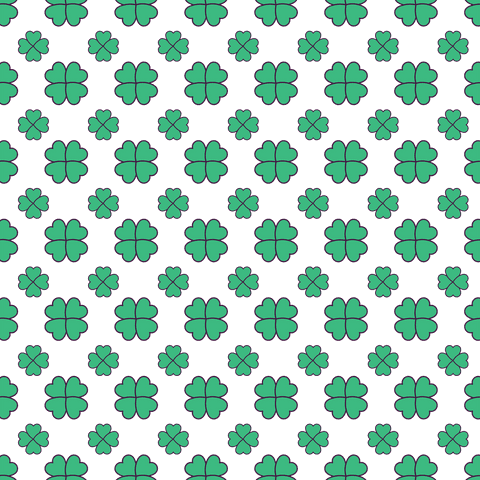 Transparent Pattern of Green Shamrocks Celebrating Irish Tradition - Download Free Stock Videos Pikwizard.com