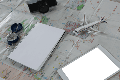 travel planning with transparent map background elements - Download Free Stock Videos Pikwizard.com