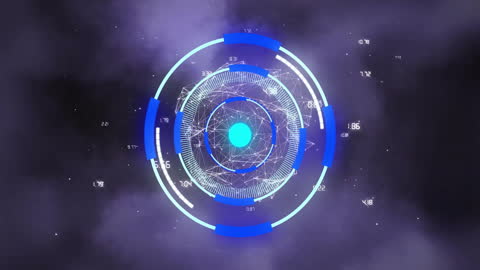 Digital Circle Animation with Data and Scope