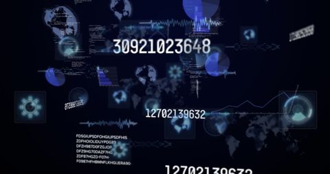 Digital Data Streams Over World Map Global Connections Concept - Download Free Stock Images Pikwizard.com