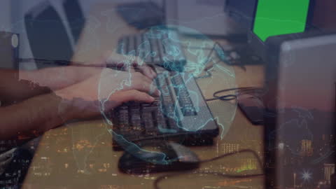 Global Connectivity and Technology in Education Concept