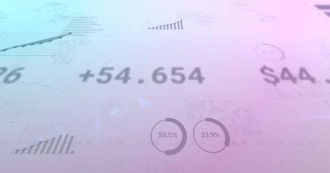 Digital Data and Chart Analysis in Financial Market - Download Free Stock Images Pikwizard.com