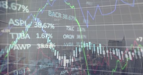 Financial Graphs and Cityscape Merging Conceptualizing Economy - Download Free Stock Images Pikwizard.com