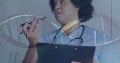 Innovative Medical Communication with DNA Concept