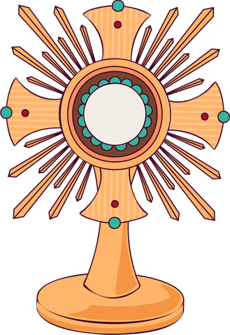 transparent monstrance art decor for ceremonial and spiritual themes - Download Free Stock Videos Pikwizard.com