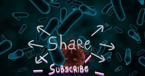 Pandemic and Social Media Concept with Virus Elements - Download Free Stock Images Pikwizard.com
