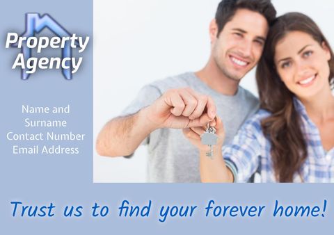happy couple with house key celebrating new home purchase - Download Free Stock Templates Pikwizard.com