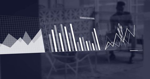 Digital Financial Data and Statistics Visualization Concept - Download Free Stock Images Pikwizard.com
