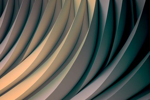 Abstract Modern Curved Pattern with Muted Tones