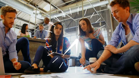 Diverse Team in Creative Office Meeting