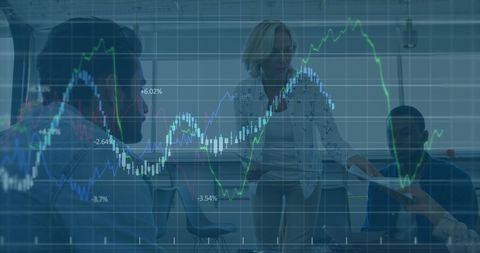 Business Team Analyzing Financial Growth Charts in Modern Office - Download Free Stock Images Pikwizard.com