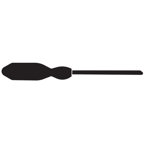 Classic Black Screwdriver Silhouette on Transparent Background - Download Free Stock Videos Pikwizard.com