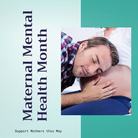 Celebrating Maternal Mental Health Month with Expecting Parents - Download Free Stock Templates Pikwizard.com