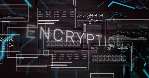 High-Tech Digital Encryption Coding Concept - Download Free Stock Images Pikwizard.com
