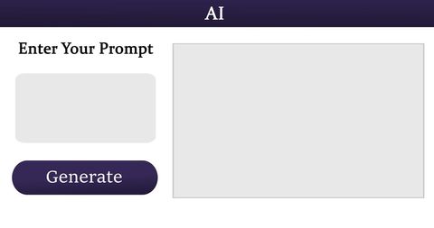 AI Chat Interface with Input and Generate Options - Download Free Stock Images Pikwizard.com