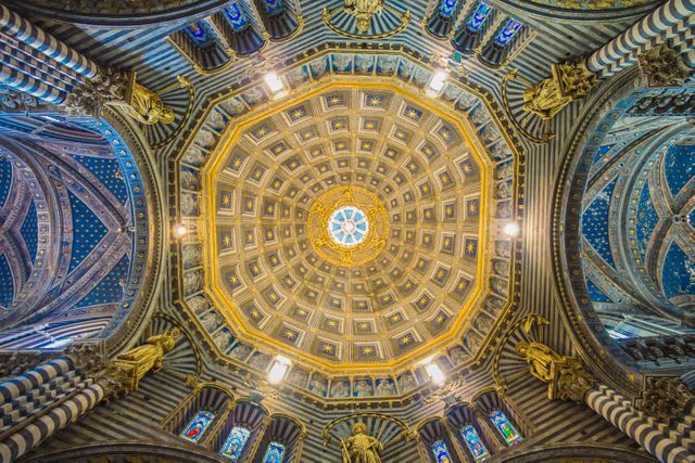 Ornate Interior of Domed Church Ceiling - Download Free Stock Photos Pikwizard.com