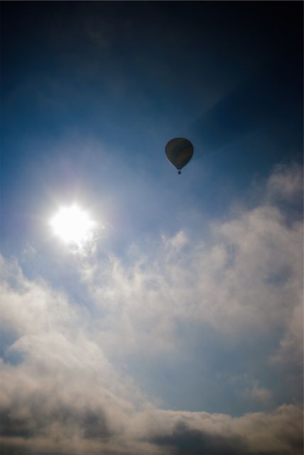 Hot air balloon blue sky  - Download Free Stock Photos Pikwizard.com