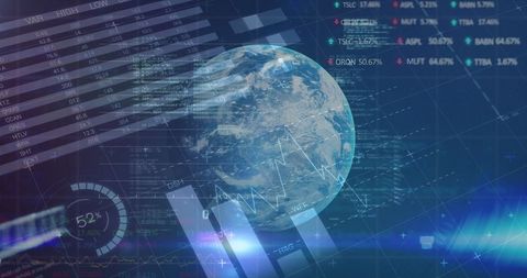 Digital Financial Network and Global Economy Visualization - Download Free Stock Images Pikwizard.com