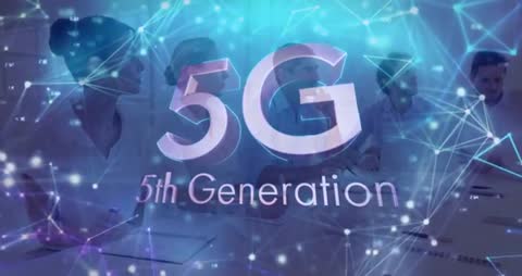 5G Technology Concept with Diverse Business Team in Discussion