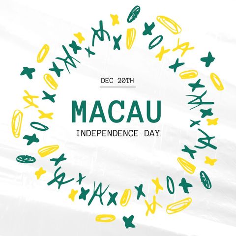 celebrating macau independence day with festive design - Download Free Stock Templates Pikwizard.com
