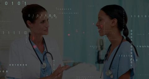 Medical Professionals Collaborating on Patient Diagnosis