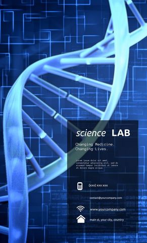 dna helix on blueprint background symbolizing genetic innovation - Download Free Stock Templates Pikwizard.com