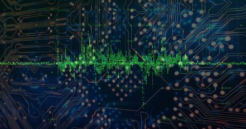Digital Financial Data Visualization on Computer Circuit Board - Download Free Stock Images Pikwizard.com