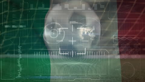 Holographic Data Display Concept in Futuristic Design