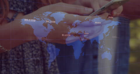Overlay of Global Network and Smartphone Interaction