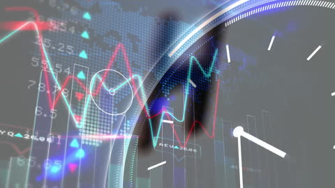 Dynamic Clock and Stock Market Graphs in Financial Concept