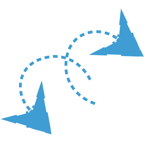 blue double arrows on transparent background vector - Download Free Stock Videos Pikwizard.com