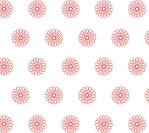 Red Flower Shapes Seamless Pattern on Transparent Background - Download Free Stock Videos Pikwizard.com