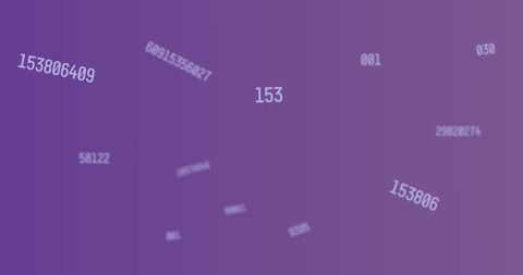 Floating Numbers and Symbols on Purple Abstract Background - Download Free Stock Images Pikwizard.com