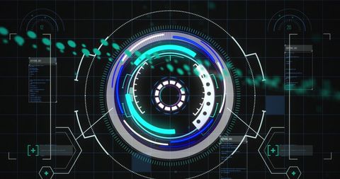 Futuristic Digital Interface Technology Concept - Download Free Stock Images Pikwizard.com
