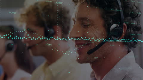 Customer Service Consultant with Financial Data Overlay