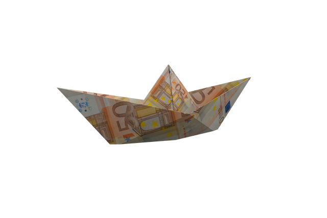 Transparent Paper Boat Made of Euro Banknotes Symbolizing Global Financial Journey - Download Free Stock Videos Pikwizard.com