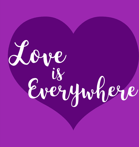 Romantic Valentine's Quote on Purple Heart Transparent Background - Download Free Stock Videos Pikwizard.com