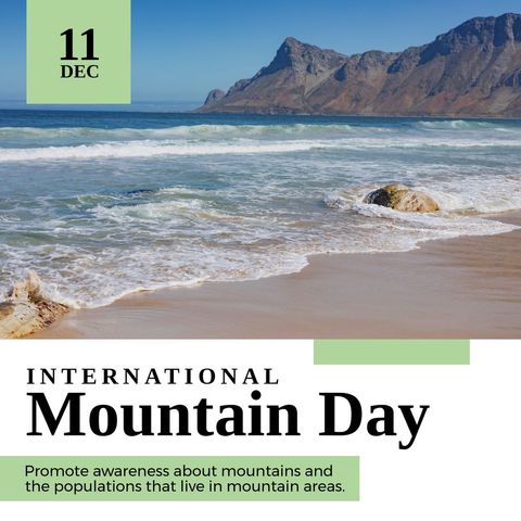 celebrating international mountain day with scenic landscape - Download Free Stock Templates Pikwizard.com