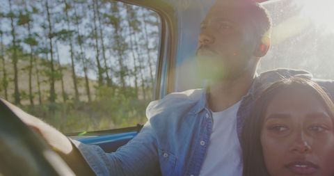 Romantic Road Trip with Sunlight and Scenic Views - Download Free Stock Images Pikwizard.com