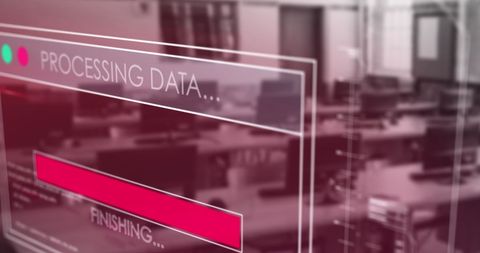 Digital Data Processing in Empty Office Environment - Download Free Stock Images Pikwizard.com