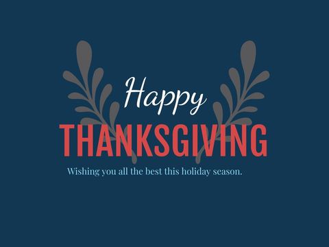Elegant Thanksgiving Greeting Card with Warm Holiday Wishes - Download Free Stock Templates Pikwizard.com