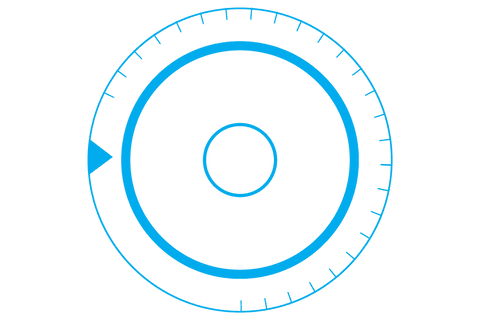 digital circles with arrow on transparent background - Download Free Stock Videos Pikwizard.com