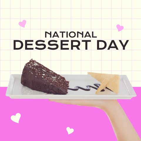 national dessert day cake slice celebration - Download Free Stock Templates Pikwizard.com