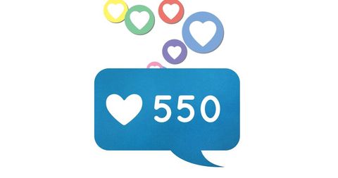 Colorful Heart Icon Social Media Engagement Concept - Download Free Stock Images Pikwizard.com