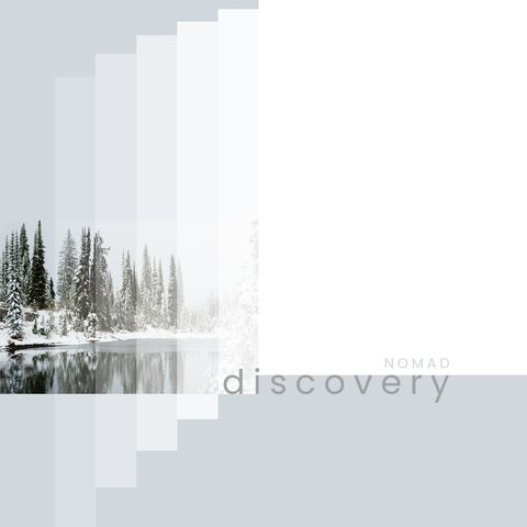 winter forest and river scenic digital music cover design - Download Free Stock Templates Pikwizard.com