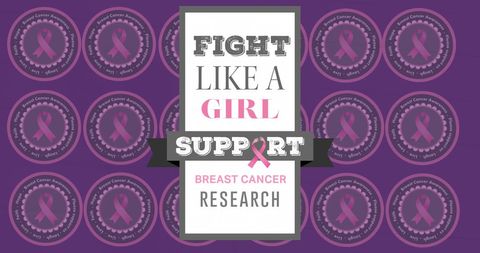 Breast Cancer Awareness Campaign Design with Pink Ribbon Theme