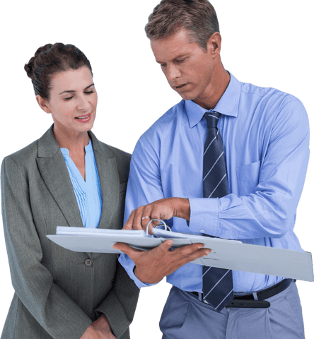 Transparent Background Business Professionals Reviewing Documents - Download Free Stock Videos Pikwizard.com