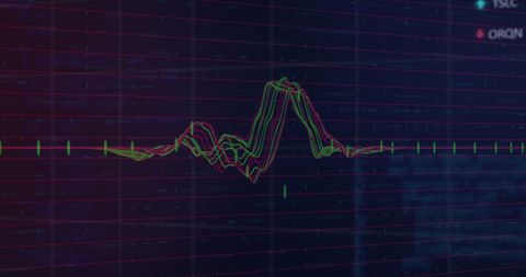 Dynamic Stock Market Data Visualization on Digital Screen - Download Free Stock Images Pikwizard.com