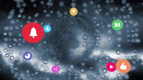 Futuristic Global Connections in 3D Digital Sphere