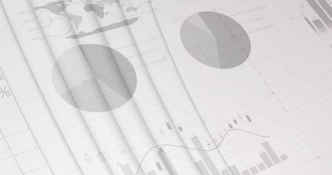 Abstract Grey Charts on White Business Background - Download Free Stock Images Pikwizard.com